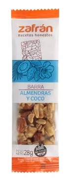 [1603] DISPLAY ZAFRAN BARR CEREAL ALMEND/COC 28g x12(B/8)