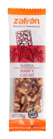 [1604] DISPLAY ZAFRAN BARR CEREAL MANI/CACAO 28g x12(B/8)