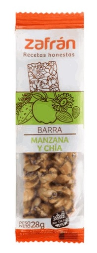 [1614] DISPLAY ZAFRAN BARR CEREAL MAZ/ CHIA 28g x12 (B/8)