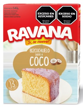 [1699] RAVANA BIZCOCHUELO COCO 540gr x6