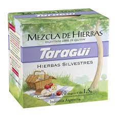 [1700] TE TARAGUI SILVESTRE MEZCLA DIGESTIVAS X 10 x 6u