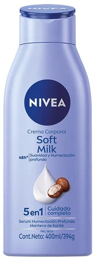 [1856] CREMA NIVEA SOFT MILK PIEL SECA X 400ML