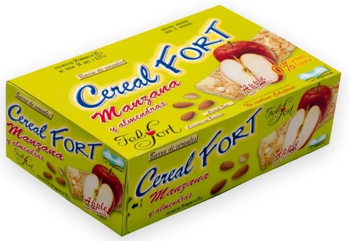 [1882] FELFORT DISPLAY CEREALFORT MANZANA 24X22GR (B/8)