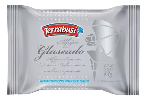 [2087] ALFAJOR TERRABUSI SIMPLE GLASEADO 48U X 38 GRS.