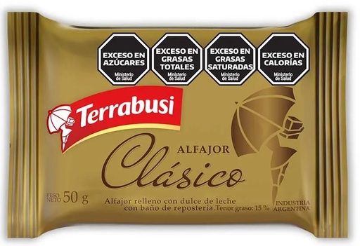 [2088] ALFAJOR TERRABUSI SIMPLE CHOCOLATE 48U X 50 GRS.