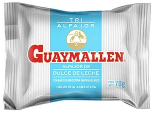 [2291] ALFAJOR GUAYMALLEN BLANCO TRIPLE X24U