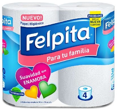 [2302] PAPEL HIGIENICO FELPITA S/H 30MT 12x4