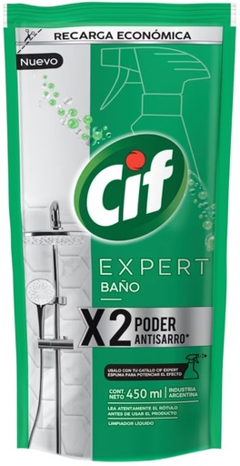 [95] CIF EXPERT BANO DOYPACK 450ML x15