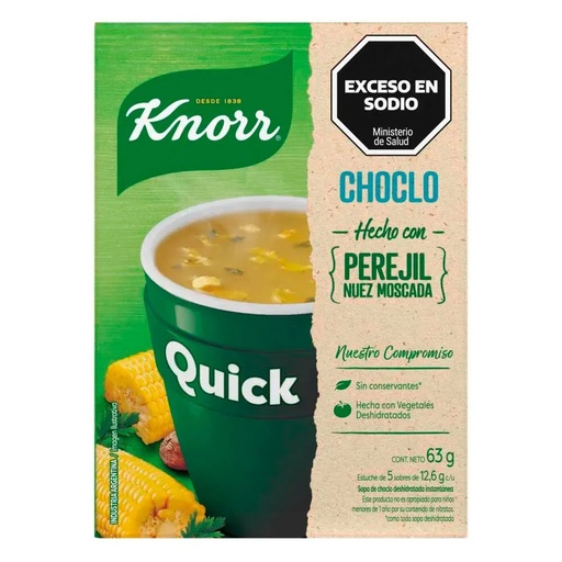 [350] SOPAS QUICK CHOCLO PEREJ 5D X24B 12.6GR