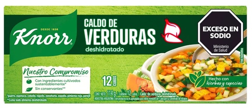 [612] CALDO VERDURA X 12U X 80