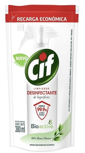 [623] CIF LIMPIADOR DESINFECTANTE DP 15 X 380ML