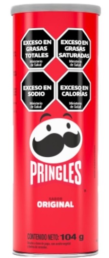 [668] PRINGLES ORIGINAL NUEVA 18U X104 GR