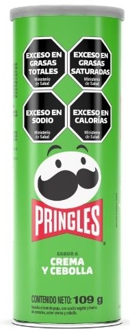 [685] PRINGLES CREMA Y CEBOLLA NUEVA 18U X109 GR