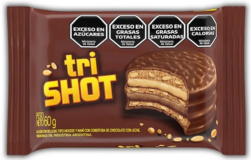 [703] ALFAJOR TRIPLE SHOT 36U X 60 GRS.