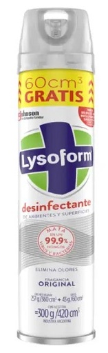 [780] LYSOFORM DESINFECTANTE ORIGINAL BONUS 420ML 12U