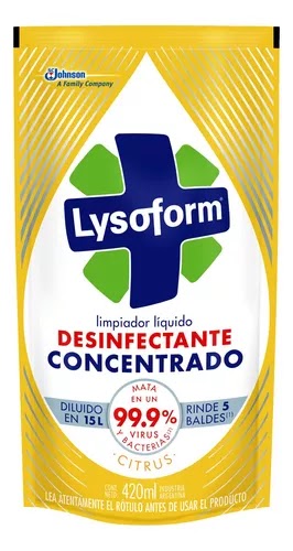 [784] LYSOFORM CONCENTRADO CITRICA DP 420ML 12U