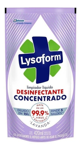 [789] LYSOFORM CONCENTRADO LAVANDA DP 420ML 12U