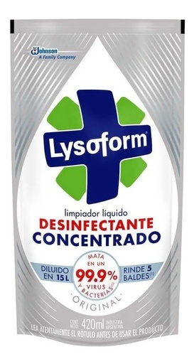 [829] LYSOFORM CONCENTRADO ORIGINAL DP 420ML 12U