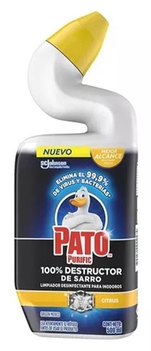 [848] GEL LIMPIADOR PATO SARRO CITRUS 500ML 12U