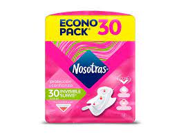 [929] NOSOTRAS TOALLA INVI CURV 8x30b (0182)