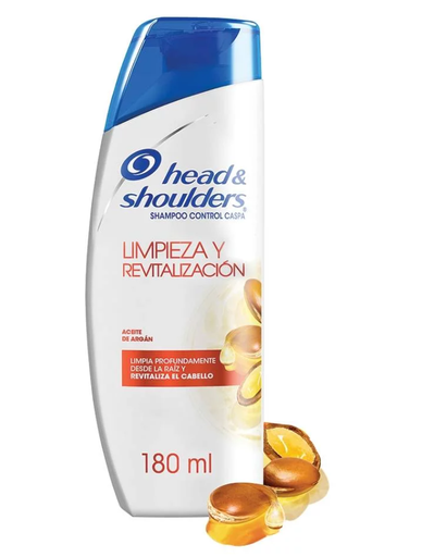 [2387] HEAD & SHOULDERS 180ML SH LIMP REVITAL ARG