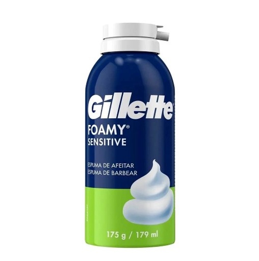 [2474] ESPUMA GILLETTE FOAMY PIEL SENSIBLE175g