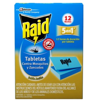 [2810] TABLETA RAID 12 NOCHES X20U