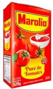 [3038] PURE DE TOMATE MAROLIO 520GR X24U x BULTO