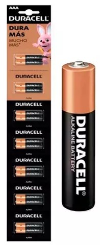 [3079] DISPLAY DURACELL PILAS AAAx2 14D 24B