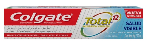[3135] COLGATE CREMA D TOTAL SALUD 90 GR x48