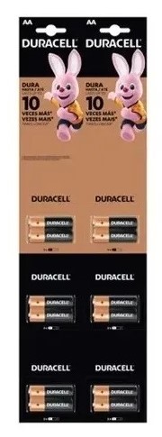 [3199] DISPLAY DURACELL PILAS AAx2 x12 (10/B)