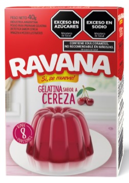 [3292] RAVANA GELATINA CEREZA X 40gr X 12