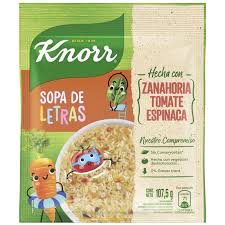 [3418] SOPAS CASERA KNORR VEG/ LETRAS 10X