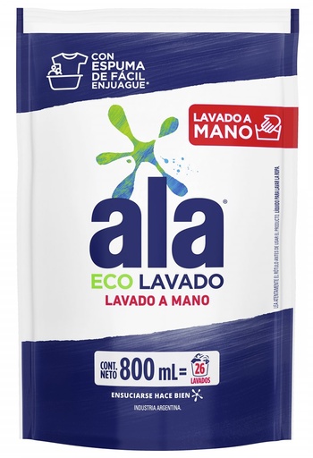 [3446] ALA LIQUIDO LAV A MANO MAX BLANCURA DP 800ml X12