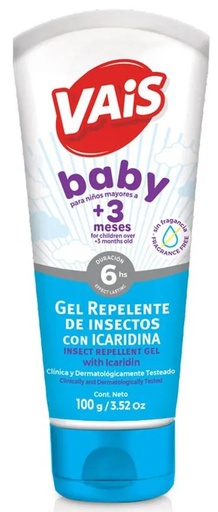 [3466] VAIS REPELENTE BABY GEL POMO 100gr x15