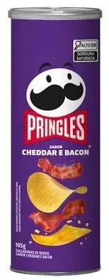 [3470] PRINGLES CHEDDAR BACON 105gr x18