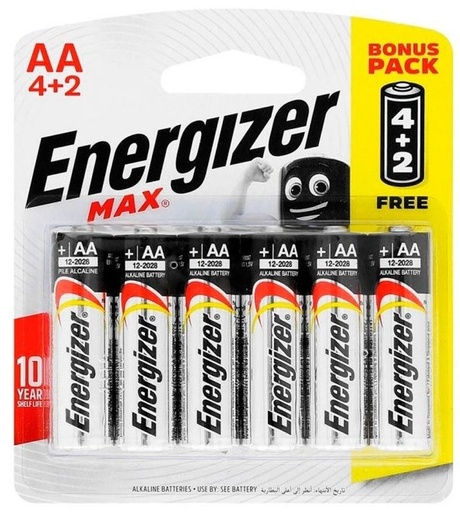 [3493] DISPLAY ENERGIZER AAx6 x12 (4/B)