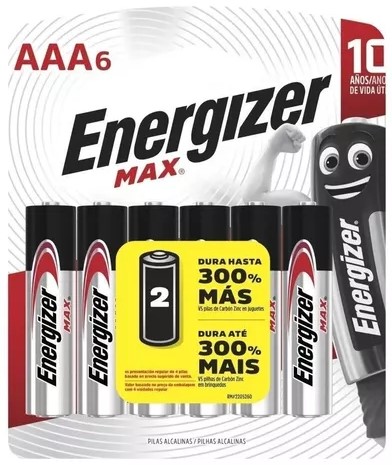 [3494] DISPLAY ENERGIZER AAAx6 x12 (4/B)