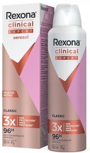 [3501] REXONA CLINICAL AER WOMEN CLASSIC 150ml x12