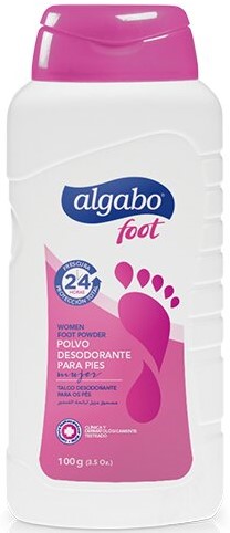 [3568] ALGABO TALCO FOOT MUJER 100gr x12