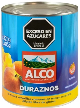 [3571] ALCO DURAZNO EN MITADES 820/485gr x12