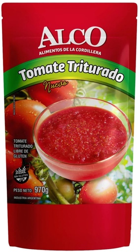 [3582] ALCO TOMATE TRITURADO DP 970gr x8