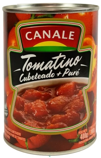 [3595] CANALE TOMATE PERITA CUBETEADO C/PURE 400gr x24