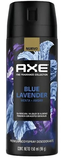 [3611] AXE DEO AEROSOL BS BLUE 12X96G 150ML