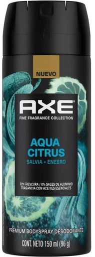 [3612] AXE DEO AEROSOL BS GREEN 12X96 150ML
