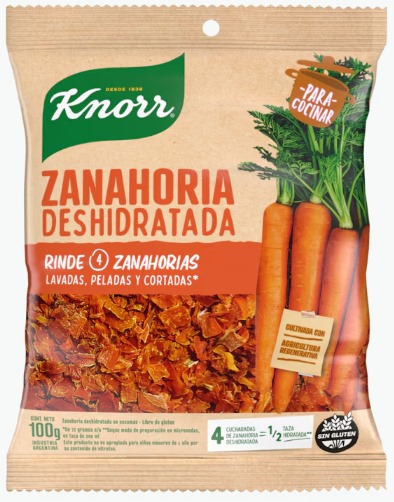 [3715] KNORR VEGETALES DESHIDRATADOS ZANAHORIA 100gr x12