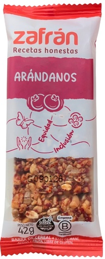 [3727] DISPLAY ZAFRAN BARR ARANDANOS 42g x12 (B/8)