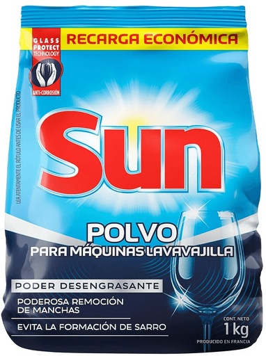 [3742] SUN EN POLVO LAVA VAJILLAS 1kg x15