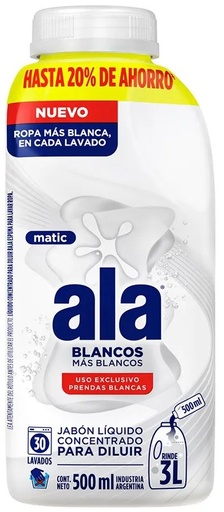 [3745] ALA LIQUIDO P/DILUIR BLANCOS MB 500ml x12