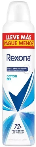 [3747] REXONA DEO MUJER COTTON DRY 250ml x12